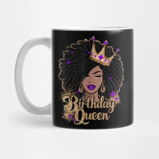 Birthday Queen African Melanin American Afro Mug